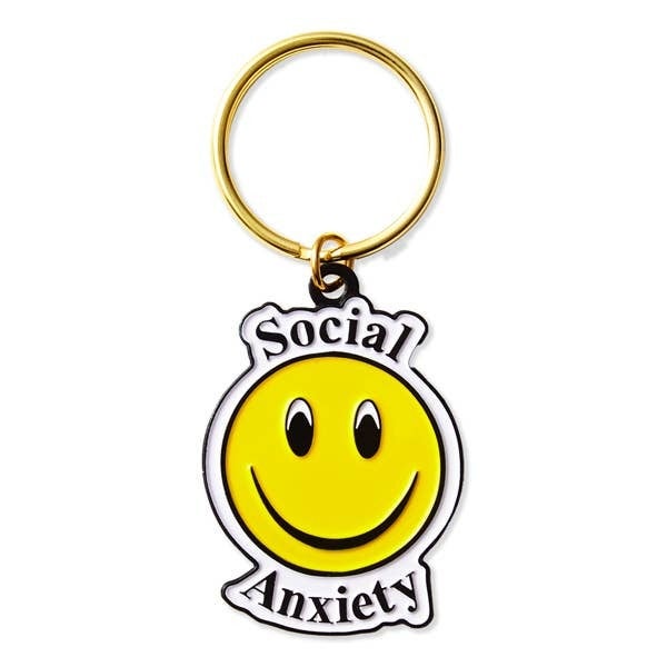 AAkron Mood Smiley Face Stress Key Chain - Sample